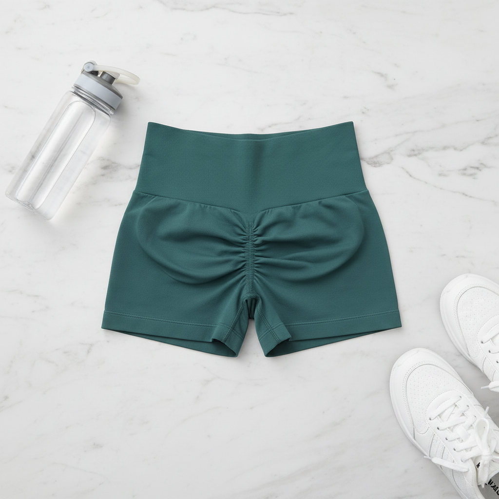 Teal Flat Lay Lifestyle Shot